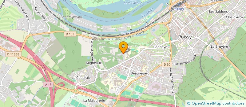 localisation de l'entreprise NETT +  POISSY