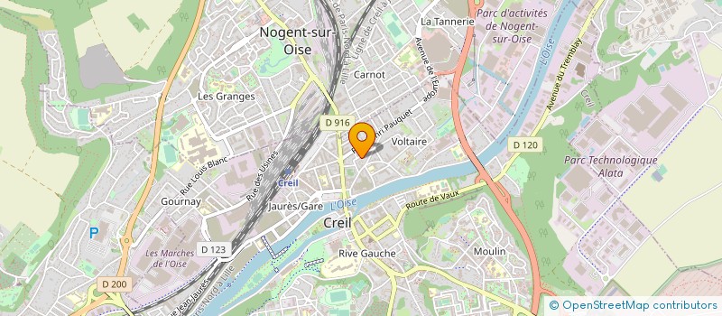 localisation de l'entreprise NETT'ECCO SARL à CREIL