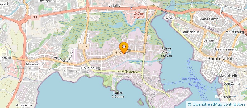 localisation de l'entreprise NETT.POLYSERVICES à BAIE-MAHAULT