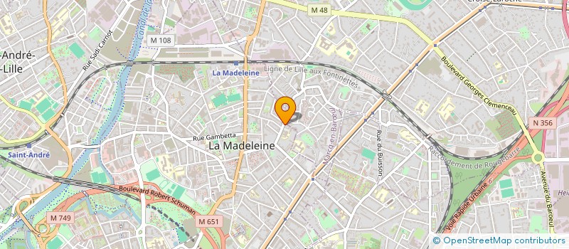localisation de l'entreprise NETT-RENOV à LA MADELEINE