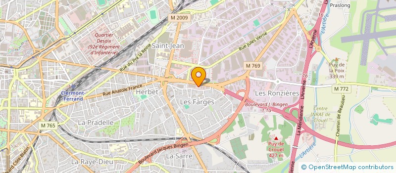 localisation de l'entreprise NETT SERVICES à CLERMONT-FERRAND