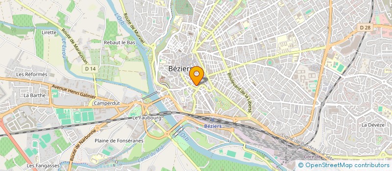 localisation de l'entreprise NETTCA à BEZIERS