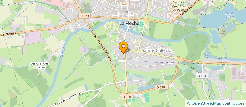 localisation de l'entreprise NETTE BRILLANCE à LA FLECHE