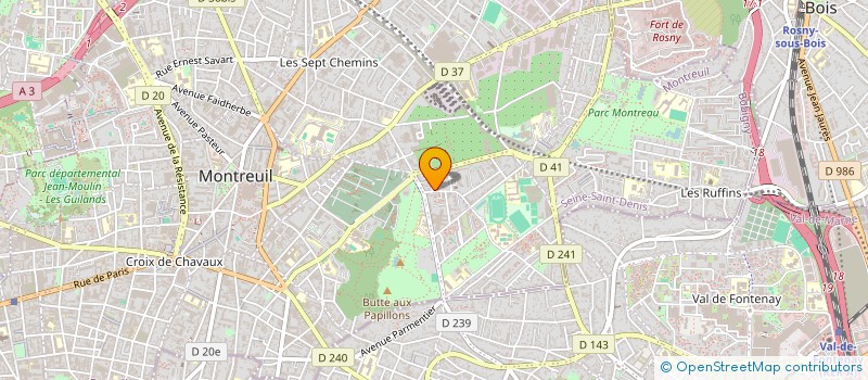localisation de l'entreprise NETTE SECURITE PRIVEE à MONTREUIL