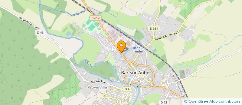 localisation de l'entreprise NETTEA à BAR-SUR-AUBE