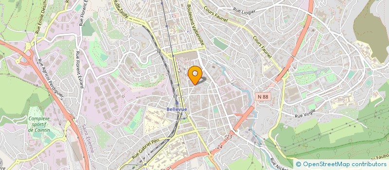 localisation de l'entreprise NETTEX ENTRETIEN à SAINT-ETIENNE