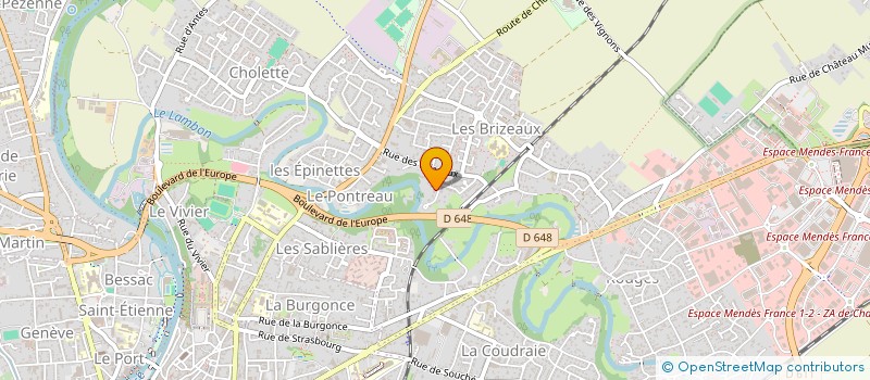 localisation de l'entreprise NETTO à NIORT