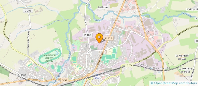 localisation de l'entreprise NETTO-DECOR PROPRETE  VIRE-NORMANDIE