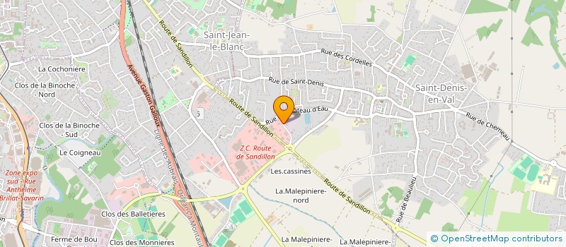 localisation de l'entreprise NETTO INDU PARTI ORLEANAIS à SAINT-DENIS-EN-VAL