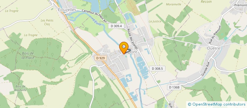 localisation de l'entreprise NETTOIE 28 à CHARPONT