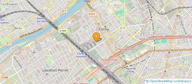 localisation de l'entreprise NETTOR à CLICHY