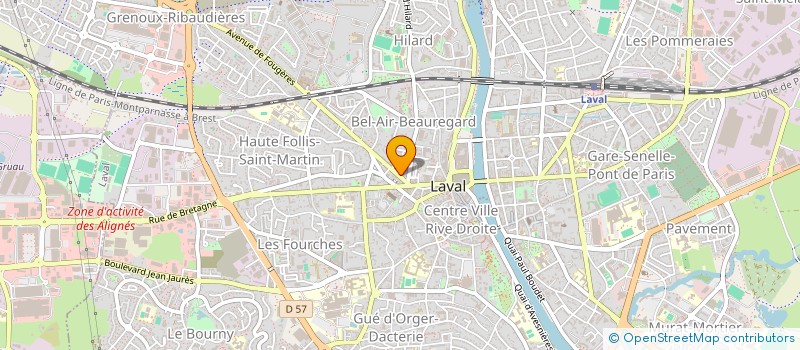 localisation de l'entreprise NETTOY'HEURE à LAVAL