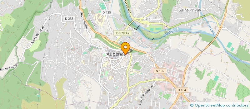 localisation de l'entreprise NETTOYAGE 07 à AUBENAS