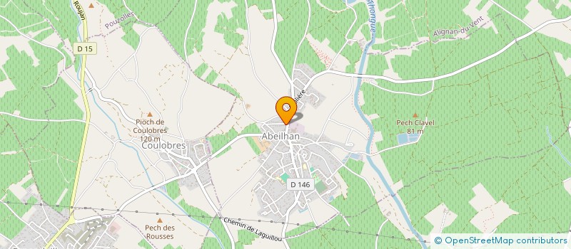 localisation de l'entreprise NETTOYAGE 34  ABEILHAN