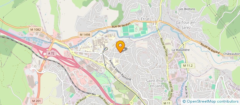 localisation de l'entreprise NETTOYAGE 3V  SAINT-PRIEST-EN-JAREZ