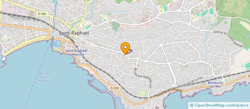 localisation de l'entreprise NETTOYAGE 83  SAINT-RAPHAEL