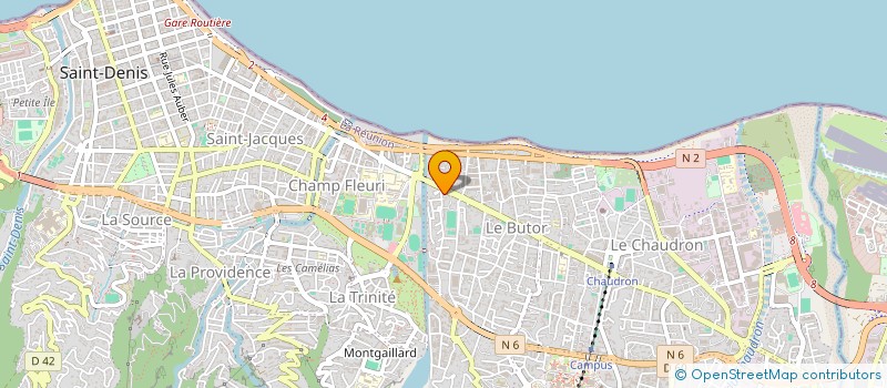 localisation de l'entreprise NETTOYAGE BATIMENT OCEAN INDIEN à SAINT-DENIS
