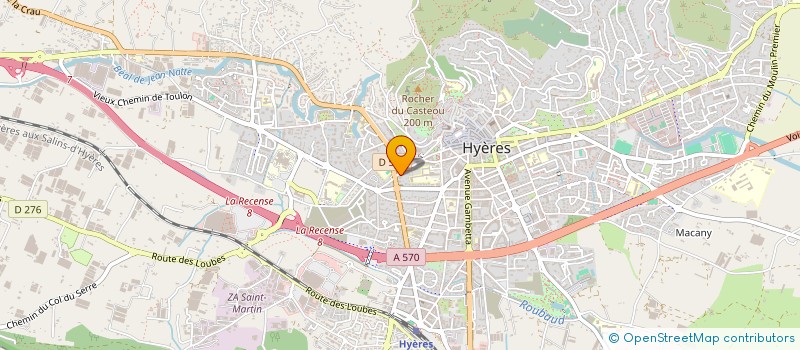 localisation de l'entreprise NETTOYAGE BIO à HYERES