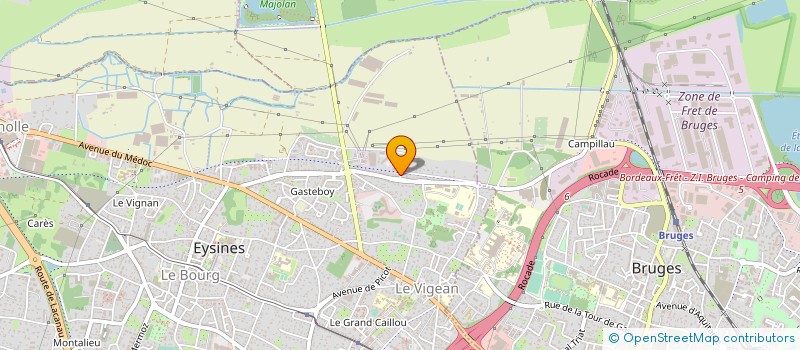 localisation de l'entreprise NETTOYAGE CLEAN à EYSINES