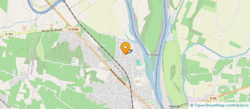 localisation de l'entreprise NETTOYAGE CLEAN'K à PONT-SAINT-ESPRIT