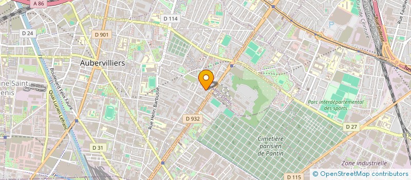 localisation de l'entreprise NETTOYAGE D&CO  AUBERVILLIERS