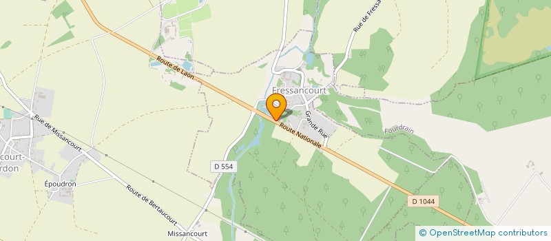 localisation de l'entreprise NETTOYAGE DE L'AISNE à TRAVECY