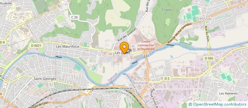 localisation de l'entreprise NETTOYAGE, DEBARRAS & JARDINS SERVICES  TRELISSAC