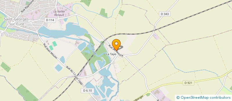localisation de l'entreprise NETTOYAGE - DESINFECTION - CHARTRAINE à SAINT-GEORGES-SUR-EURE