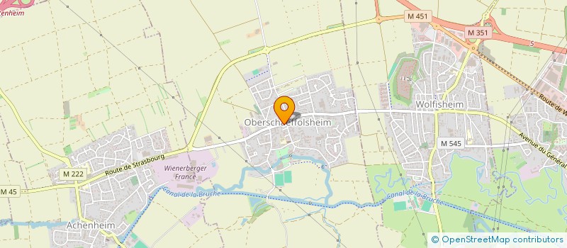 localisation de l'entreprise NETTOYAGE DU KOCHERSBERG  OBERSCHAEFFOLSHEIM