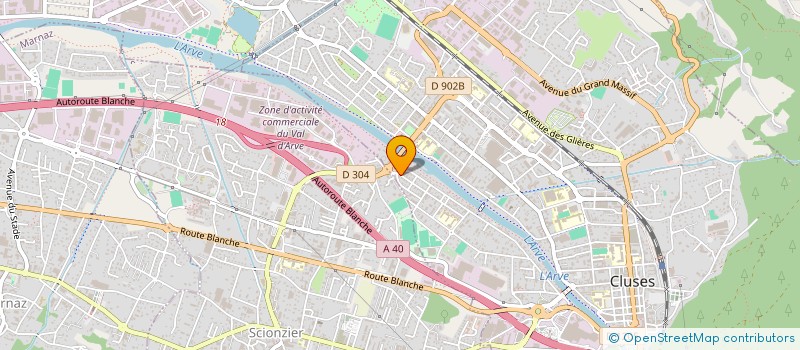 localisation de l'entreprise NETTOYAGE DU VERGLAY à CLUSES