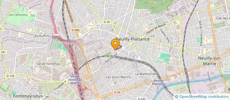 localisation de l'entreprise NETTOYAGE ECOPLUS  NEUILLY-PLAISANCE