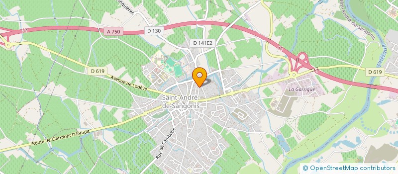 localisation de l'entreprise NETTOYAGE ENTRETIEN AUTOMOBILE  SAINT-ANDRE-DE-SANGONIS