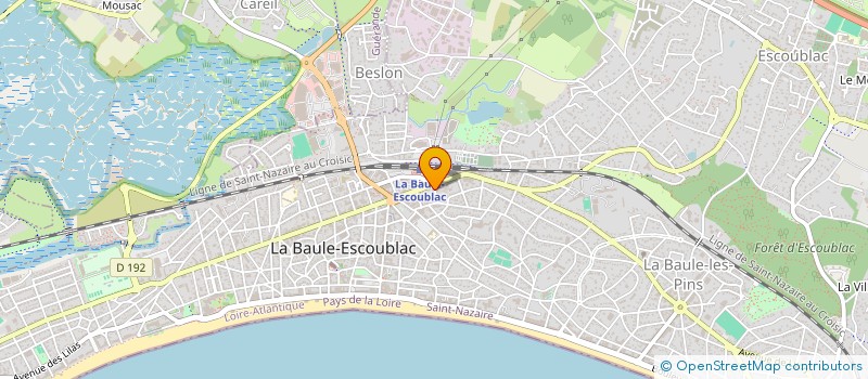 localisation de l'entreprise NETTOYAGE ENTRETIEN SURVEILLANCE à LA BAULE-ESCOUBLAC