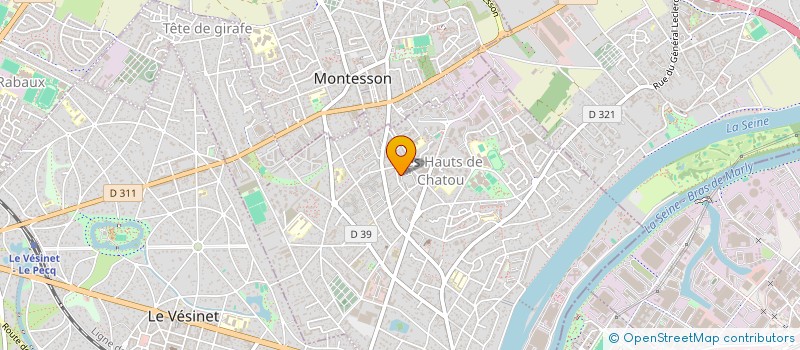 localisation de l'entreprise NETTOYAGE ENTRETIEN TECHNIQUE  CHATOU