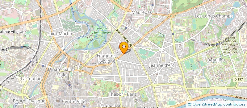 localisation de l'entreprise NETTOYAGE EXPRESS  RENNES