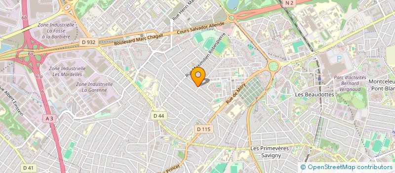 localisation de l'entreprise NETTOYAGE EXPRESS à AULNAY SOUS BOIS