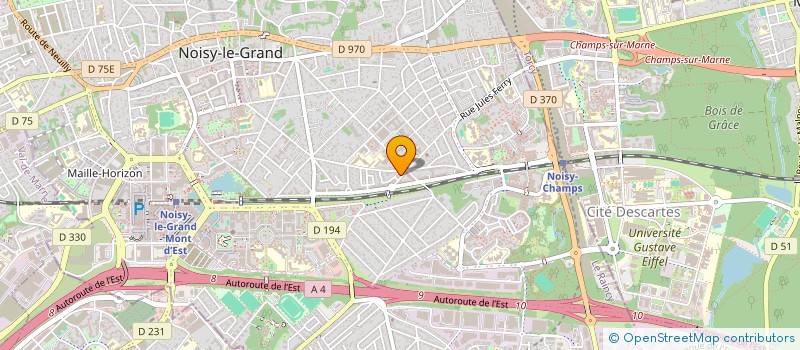 localisation de l'entreprise NETTOYAGE HYGIENE PROPRETE à NOISY-LE-GRAND