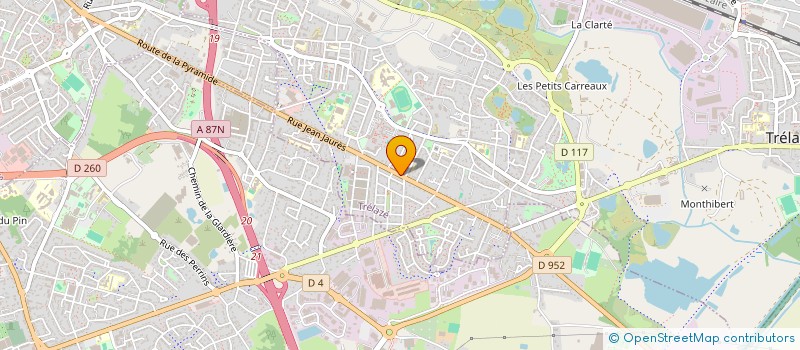 localisation de l'entreprise NETTOYAGE IMMEUBLES ET BUREAUX à TRELAZE