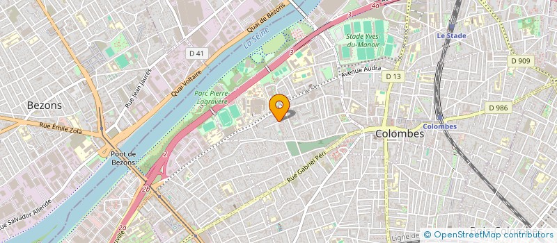 localisation de l'entreprise NETTOYAGE INDUSTRIEL CHAFI à COLOMBES