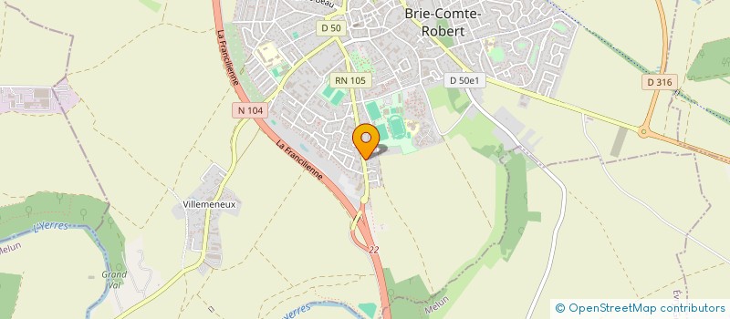 localisation de l'entreprise NETTOYAGE INDUSTRIEL POTELOIN à BRIE-COMTE-ROBERT