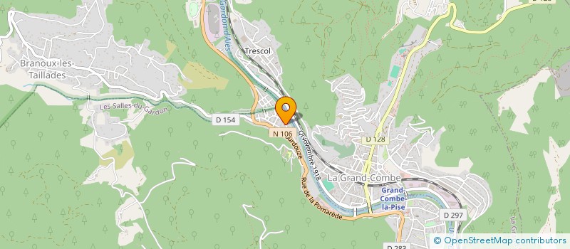 localisation de l'entreprise NETTOYAGE & INTENDANCE  LES SALLES DU GARDON