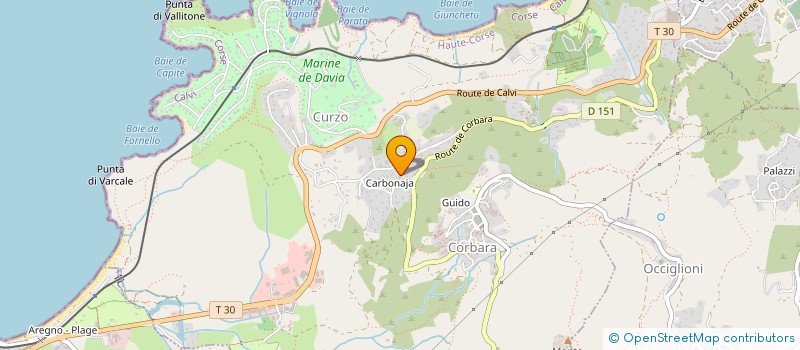 localisation de l'entreprise NETTOYAGE KALLISTE à CORBARA