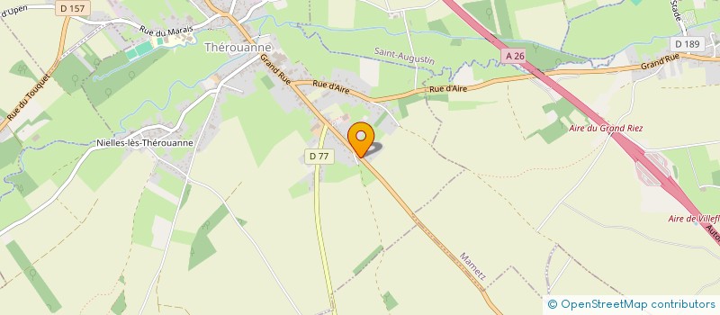 localisation de l'entreprise NETTOYAGE LECOQ  THEROUANNE