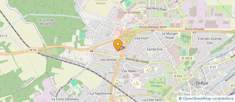 localisation de l'entreprise NETTOYAGE LOGISTIC MD à DREUX