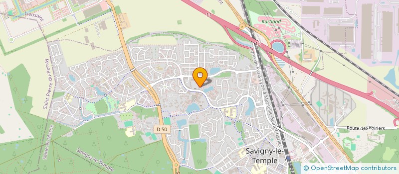 localisation de l'entreprise NETTOYAGE MULTI PLUS  SAVIGNY-LE-TEMPLE