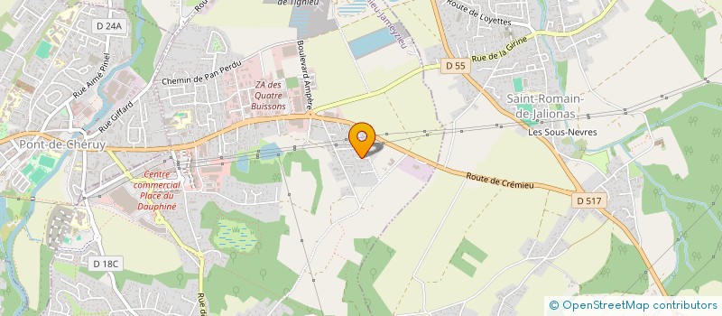 localisation de l'entreprise NETTOYAGE MULTISERVICES  PONT-DE-CHERUY