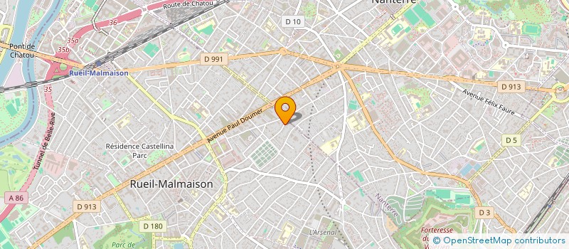 localisation de l'entreprise NETTOYAGE ORGANISATION ENTRETIEN à RUEIL-MALMAISON