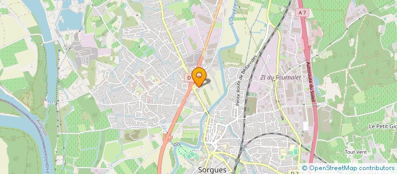 localisation de l'entreprise NETTOYAGE PRESTIGE AUTO  SORGUES