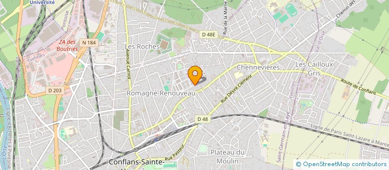 localisation de l'entreprise NETTOYAGE SERVICE  CONFLANS-SAINTE-HONORINE