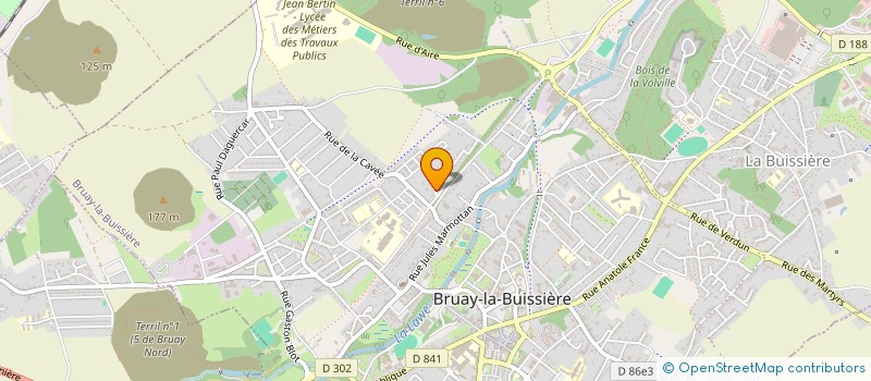 localisation de l'entreprise NETTOYAGE SERVICE  BRUAY-LA-BUISSIERE